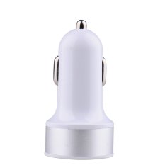 New 2-port USB Car Charger Cable for iphone5/ 5S/ iPod/Ipad - Intl