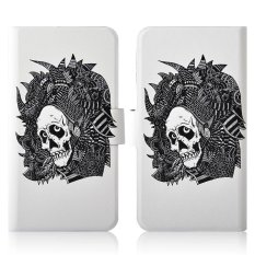 New Arrive Skull PU Leather New Flip Case Cover For LG Optimus L9 P760 P765
