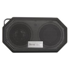 New Bee Portable Pocket Waterproof Shockproof Wireless Bluetooth Speaker w/ Mic for iPhone Samsung LG HTC Sony - Black