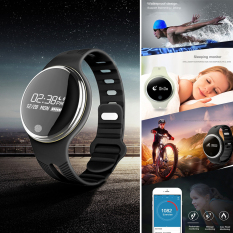 New E07 Smart Band IP67 Waterproof Swimming Bluetooth 4.0 Smartband Pedometer Sport Smart Wristband Fitness Tracker Anti Lost-Black - Intl
