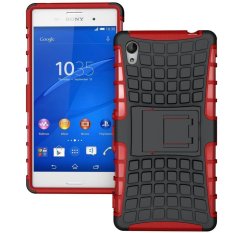 New Heavy Duty Shockproof Case Cover For Sony Xperia M4 Aqua Red