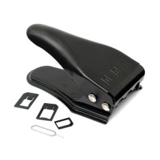 New High Quality 1pcs Unviersal 3 in 1 Micro Sim Cutting Tool Convenient for Nano Card Cutter for iphone 4 4s 5 5s- Intl