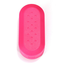 New Remote Flip Key Fob Case Cover 3 Buttons For Fiat 500 Brava Panda Punto Pink - Intl
