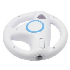 New Steering Wheel Remote Controller For Nintendo Wii White 360° ABS Cool