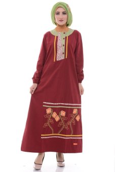 nibras sarimbit 33 gamis nb 108 marun lazada indonesia nibras sarimbit 33 gamis nb 108 marun lazada indonesia
