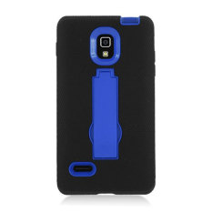 niceEshop Hybrid Hard Case for LG Optimus L9 P769 (Black/Dark Blue) (Intl)