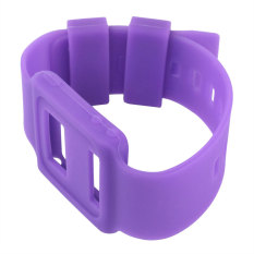 niceEshop Purple Silicone Sports Watch Wristband Case for IPod Nano 6 Generation (Intl)