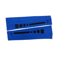 Nike Elite Stripe Compression Baseball Sleeve - Biru-Putih