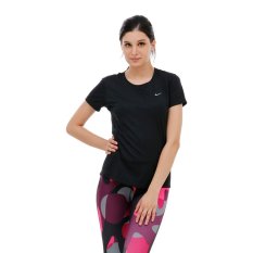 Nike Miler Short Sleeve - Hitam