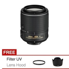 Nikon Lensa AF-S DX 55-200mm f/4-5.6G ED VR II + Gratis Filter dan Lens Hood