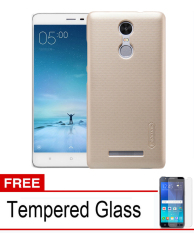 Nillkin Frosted Shield Hardcase for Xiaomi Redmi note 3 - Gold + Free Tempered Glass