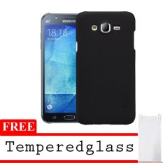 Nillkin Super Frosted Hardcase For Samsung Galaxy J1 Ace- Cokelat + Gratis Tempered Glass