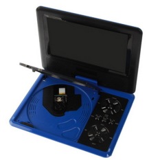 NS-758 7.5 inch TFT LCD Screen Digital Multimedia Portable DVD with Card Reader & USB Port, Support TV (PAL / NTSC / SECAM) & Game Function, 270 Degree Rotation, Support SD / MS / MMC Card (Blue)