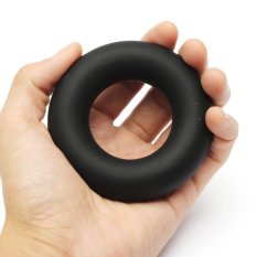 O Shape Grip Hand Finger Forearm Strength Trainer 3 Levels Exerciser Gym US 40 lbs Black - INTL