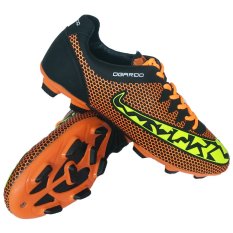 Ogardo Sepatu Soccer Ronaldo Sepatu Sepak Bola - Black Orange
