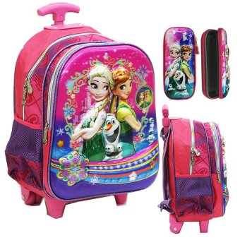 onlan disney frozen fever 5d timbul hologram tas trolley anak sekolah tk dua kantung import dan onlan disney frozen fever 5d timbul hologram tas trolley anak sekolah tk dua kantung import dan