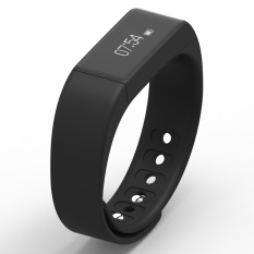 Original Bluetooth 4.0 Waterproof Touch Screen Fitness Tracker Health Smart Bracelet Wristband I5+ IWOWN Smart Watch I5 Plus For Smartphone(Black) - Intl