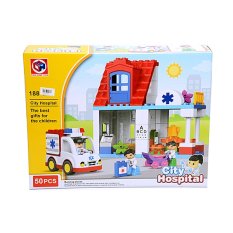Otoys City Hospital Mainan Balok Lego RS 50 PCS - PA-G255827-188-123