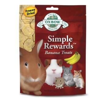 oxbow simple rewards banana treats snack kelinci marmut hamster gerbil chinchilla 30 gr oxbow simple rewards banana treats snack kelinci marmut hamster gerbil chinchilla 30 gr