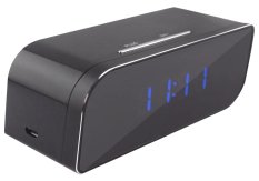 P2P Wifi Pinhole Hidden Alarm Clock Camera Mini Clock H.264 Spy Camera Security & Surveillance Cameras Mini Camcorder Video Recorder Wireless P2P Remote Control Wi-fi Live View- INTL