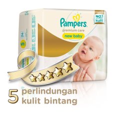 Pampers Premium Care Popok Perekat - S-26
