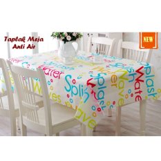 Panpan Taplak Meja Table Cloth Anti Air Abjad