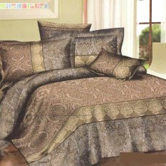 Pantone Set Bed Cover - Nathan - Cokelat