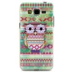 Pattern Flexible TPU Case Skin Shock Absorbent Protective Cover Case for Samsung Galaxy Grand Prime G5308W G530H (Multicolor) (Intl)