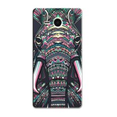 PC Plastic cartoon elephant drawing Case for Sony Xperia SP multicolor - Intl