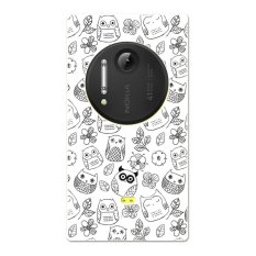 PC Plastic cartoon mini owls Case for Nokia Lumia 1020 black-and-white - Intl