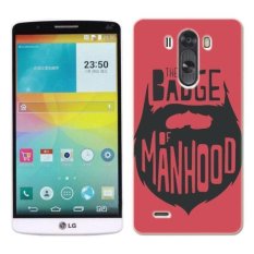 PC Plastic contrast color Case for LG G3 beat red and black - Intl