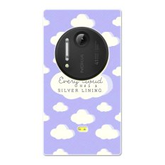 PC Plastic inspirational slogan Case for Nokia Lumia 1020 lilac - Intl