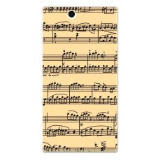 PC Plastic music score Case for Sony Xperia Z Ultra black - Intl