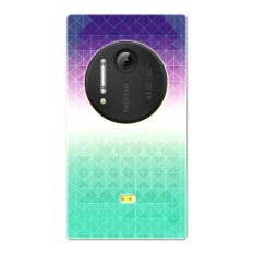 PC Plastic rhombus shape grain Case for Nokia Lumia 1020 multicolor - Intl