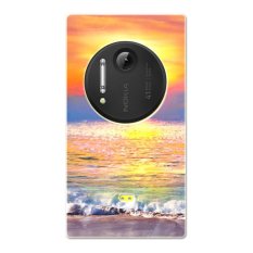 PC Plastic sunset scene Case for Nokia Lumia 1020 gold - Intl