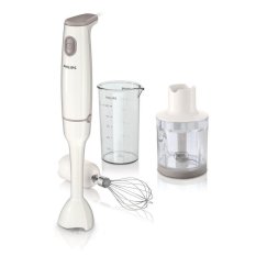 Philips HR-1603 Hand Blender - Blender Tangan + Chopper 2 in 1 - Putih