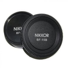 Pixel BF-1A Lens Rear Plus Camera Body Cap Combo for Nikon D90 D7000 D5000 D3100 D3000 D700 D200 D3 D2 D80 Nikkor Lenses - Intl