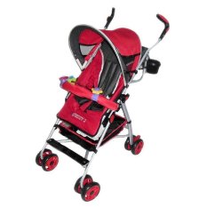 Pliko Adventure 2 PK-108 - Buggy Baby Stroller Kereta Dorong Bayi - Merah