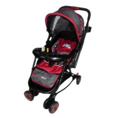 Pliko BS388R Monza 4 in One Baby Stroller - Merah