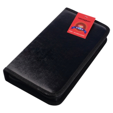 Portable 80 Disc CD Holder DVD Case Storage VCD Zipper Organize Bag Black