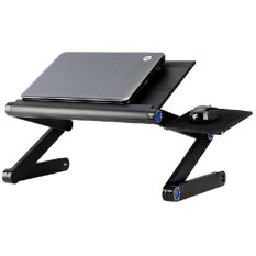 Portable Laptop Table with Mouse Desk Length 42cm - A-LD-42B - Hitam