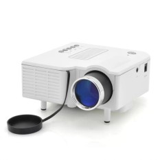 Portable Mini LED Projector Multimedia Video Home Movie TV Cinema Theater Digital LED PC&Laptop Projector VGA/USB/SD/AV/HDMI Proyector White (Intl)