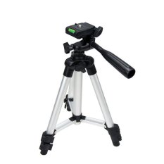 Portable Universal Standing Tripod for Sony Canon Nikon Olympus Camera Silver - Intl