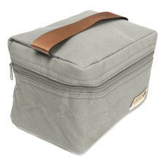 Portable Waterproof Thermal Insulated Lunch Bag Travel Picnic Tote Storager Box Grey