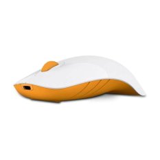 Powerlogic Air Shark Mouse Wirelles - Putih Jingga