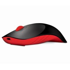Powerlogic Wireless Mouse Charge Air Shark - Hitam Merah