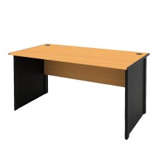 Prissilia Meja Kantor Necro Office Desk 160 Beech