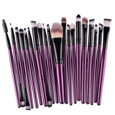 Professional 20 pcs Makeup Brush Set tools Make-up Toiletry Kit Wool Brand Make Up Brush Set pincel maleta de maquiagem (Intl)
