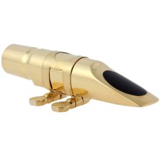 Professional Gold Plated Metal Tenor Saxophone Mouthpiece 8 for Jazz Music - Intl