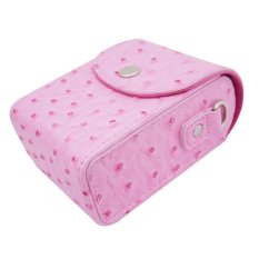 PU Leather Generic Universal Camera Case Bag Cover for Canon Sony Nikon Samsung and other Pocket Camera (Pink) (Intl)